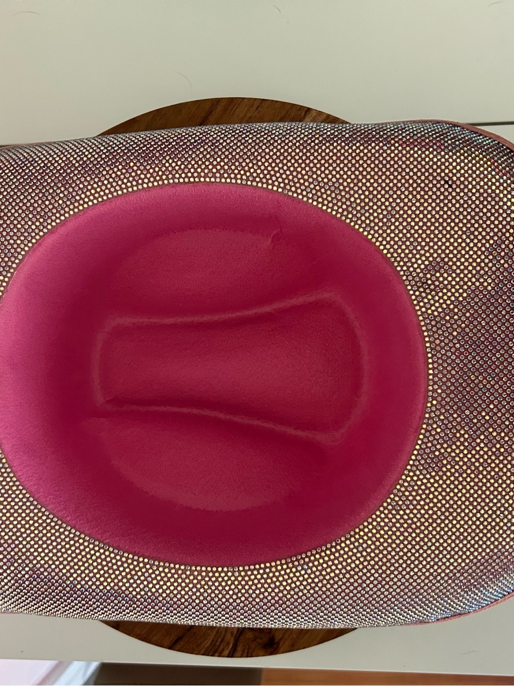 Embellished Pink Rhinestone Cowboy Hat - Picture 7 of 7